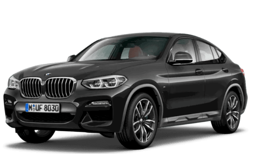 BMW X4 taxi premium à Paris, SUV élégant et puissant offrant une expérience de transport exclusive.